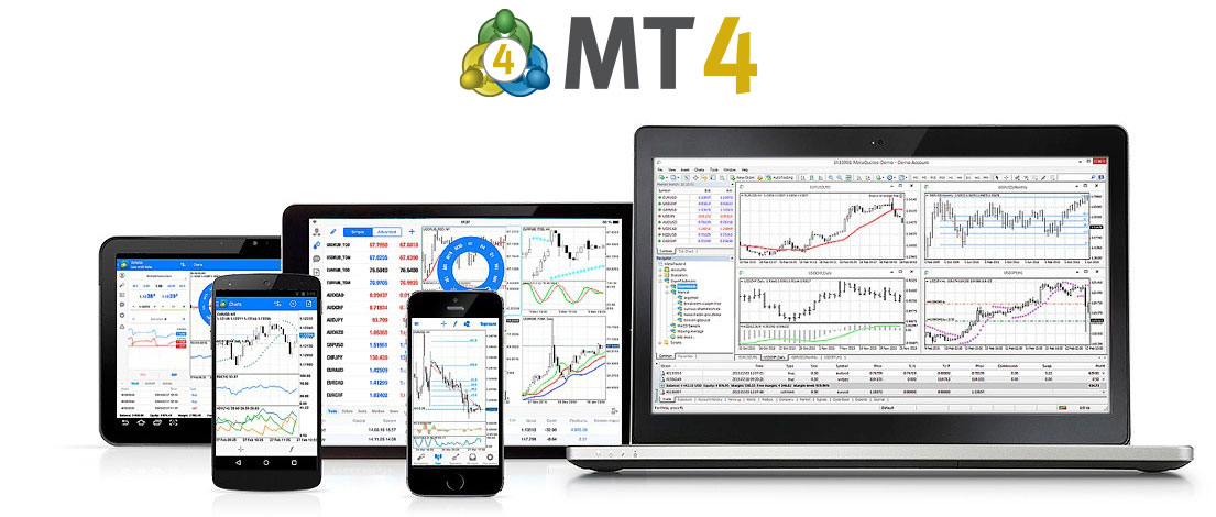 MetaTrader 4 桌面与移动交易终端展示